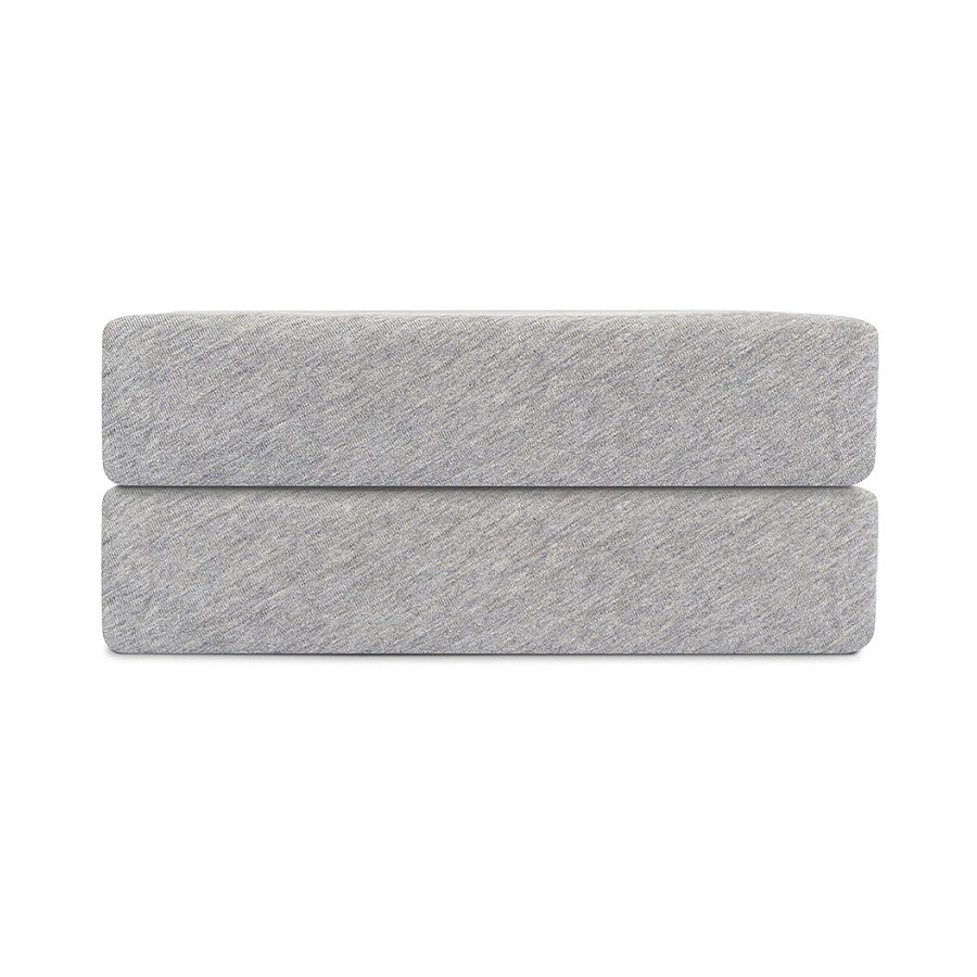 Простыня на резинке Tkano Essential 160х200х30 см, 100% хлопок, серая