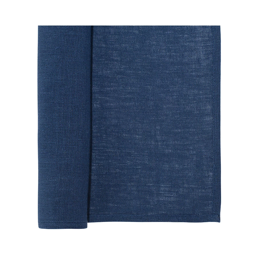 Салфетка сервировочная Tkano Essential 45х45 см, 100% стираный лен, синяя