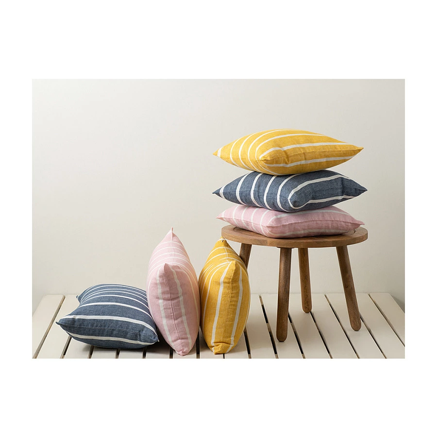 Чехол для подушки Tkano Essential 45х45 см, 100% лен, цвета пыльной розы