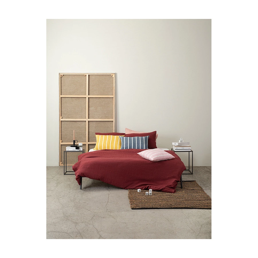 Чехол для подушки Tkano Essential 45х45 см, 100% лен, цвета пыльной розы