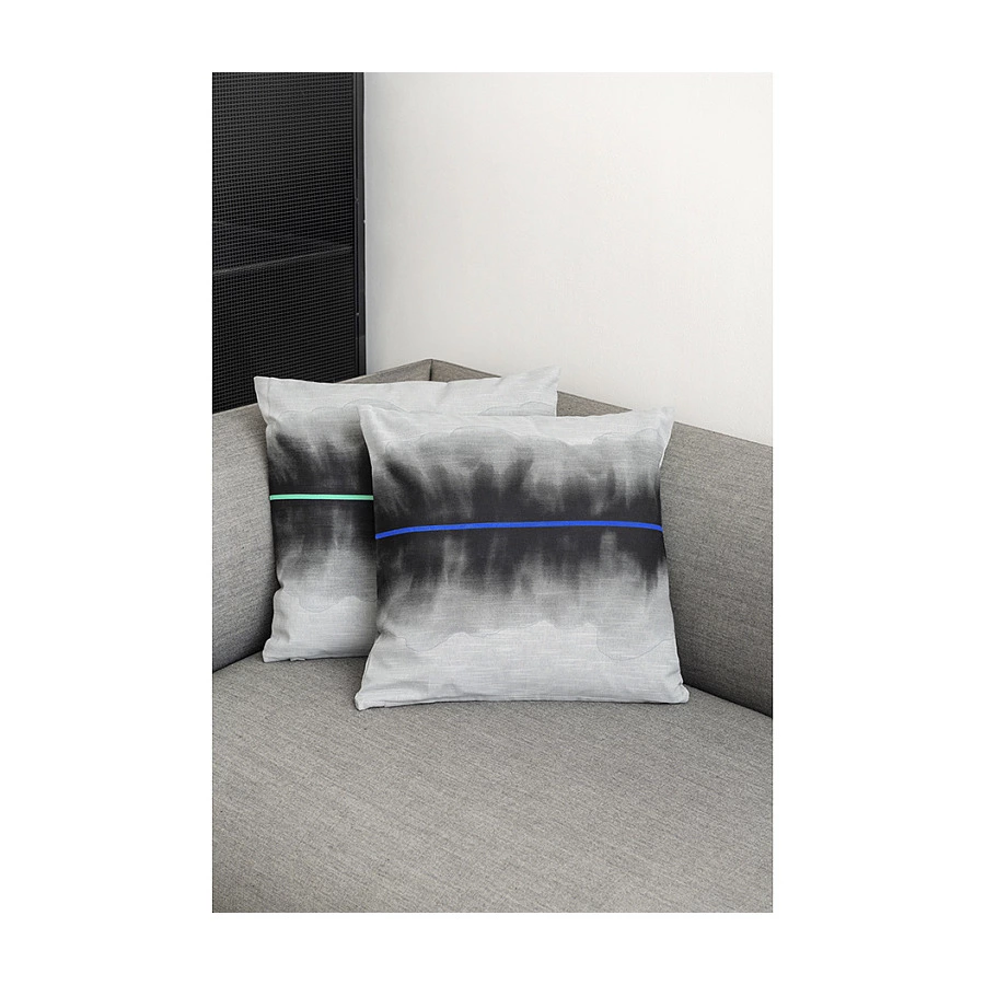 Чехол для подушки Tkano Slow Motion, 45х45 см, 100% хлопок, мятный