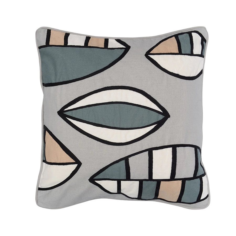 Чехол для подушки Tkano Russian North Гармония тайги, 45х45 см, 100% хлопок, мультиколор