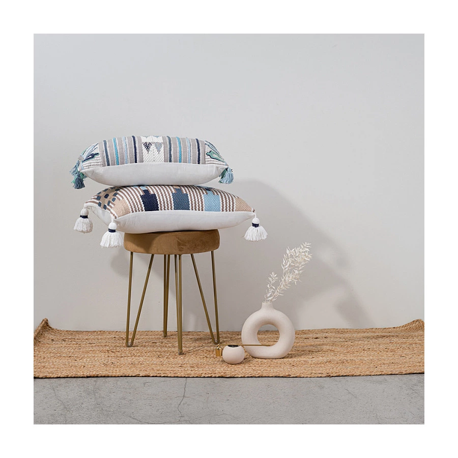 Чехол для подушки Tkano Ethnic 30х60 см, 100% хлопок, мультиколор