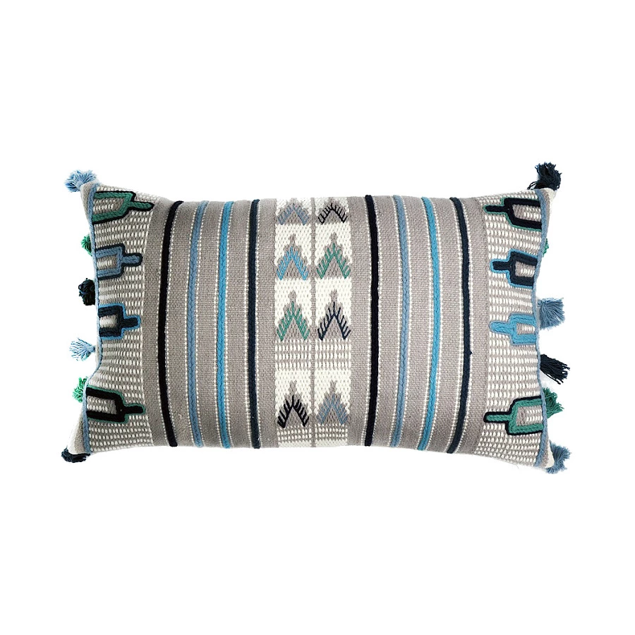 Чехол для подушки Tkano Ethnic 30х60 см, 100% хлопок, мультиколор