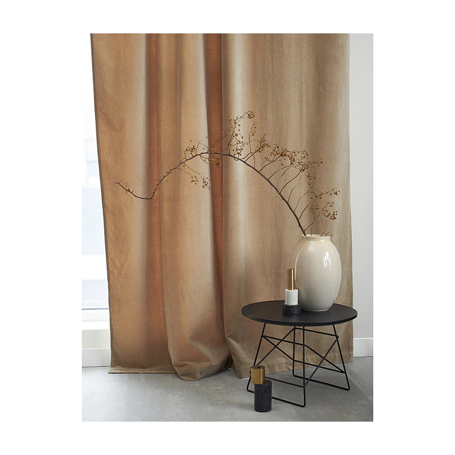 Штора Tkano Essential 150х290 см, 100% хлопковый бархат, бежевая