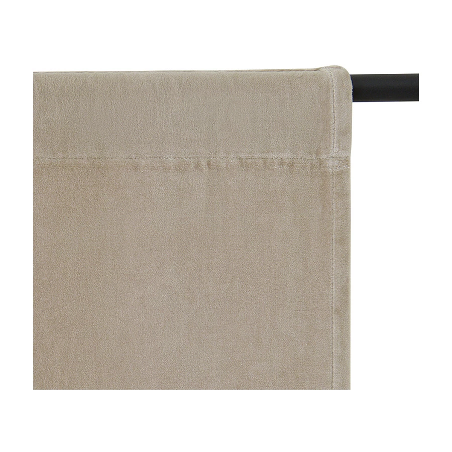 Штора Tkano Essential 150х290 см, 100% хлопковый бархат, бежевая