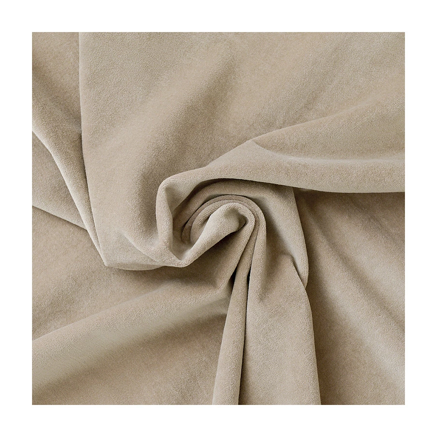 Штора Tkano Essential 150х290 см, 100% хлопковый бархат, бежевая