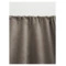 Штора Tkano Essential 150х290 см, 100% хлопковый бархат, серая