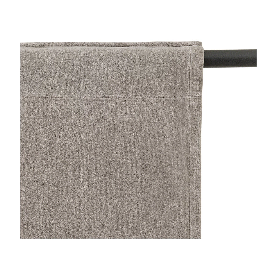 Штора Tkano Essential 150х290 см, 100% хлопковый бархат, серая