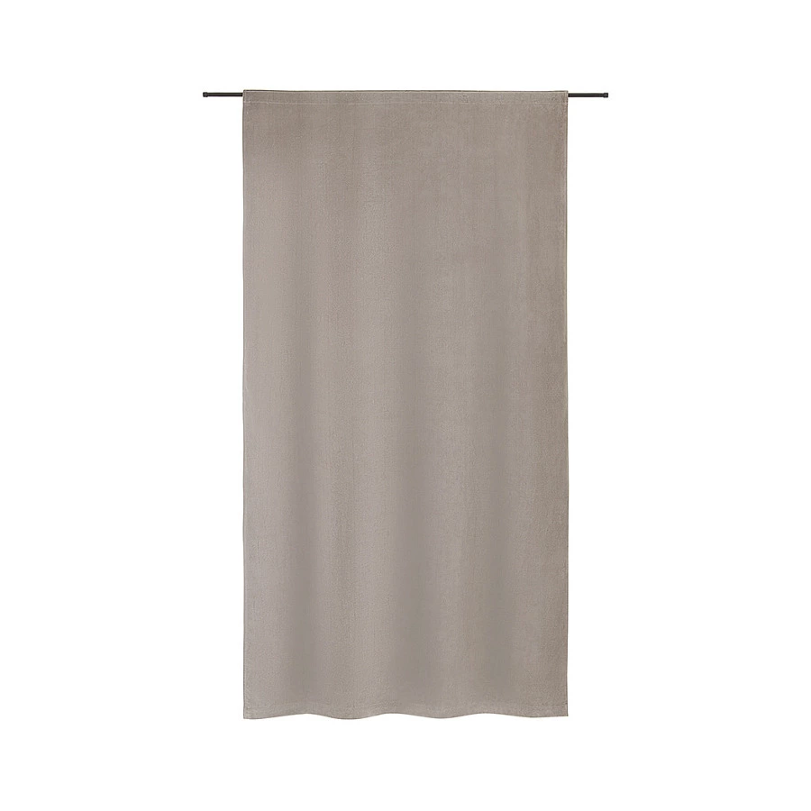 Штора Tkano Essential 150х290 см, 100% хлопковый бархат, серая