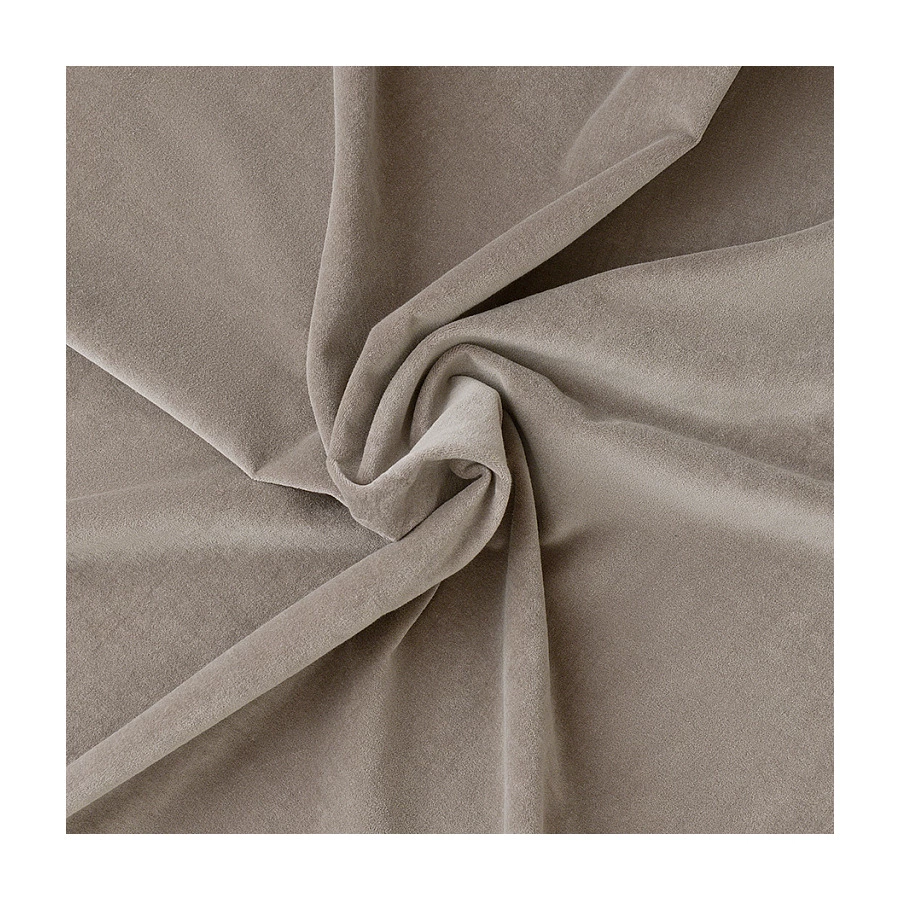 Штора Tkano Essential 150х290 см, 100% хлопковый бархат, серая