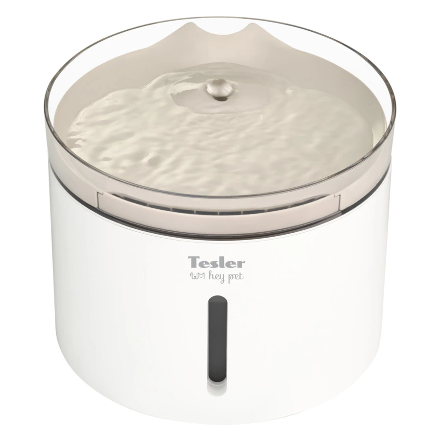 Автопоилка TESLER PSW-001 на 1,7л, управление по Wi-Fi, 2 ошейника с датчиками