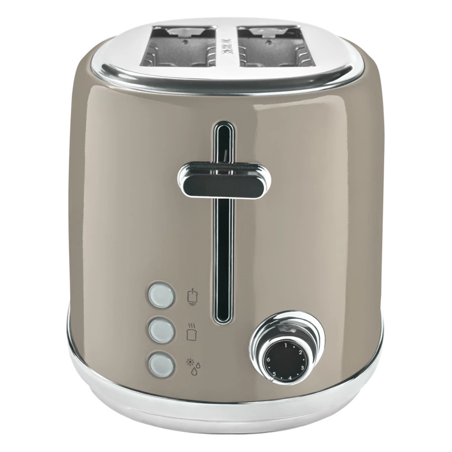 Тостер на 2 отсека TESLER Margherita TT-430 SAND GREY 39х16,7х18 см, песочный
