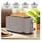 Тостер на 2 отсека TESLER Margherita TT-430 SAND GREY 39х16,7х18 см, песочный