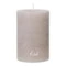 Свеча цилиндрическая Luz Your Senses Рустик 7 см, h10 см, пудровая