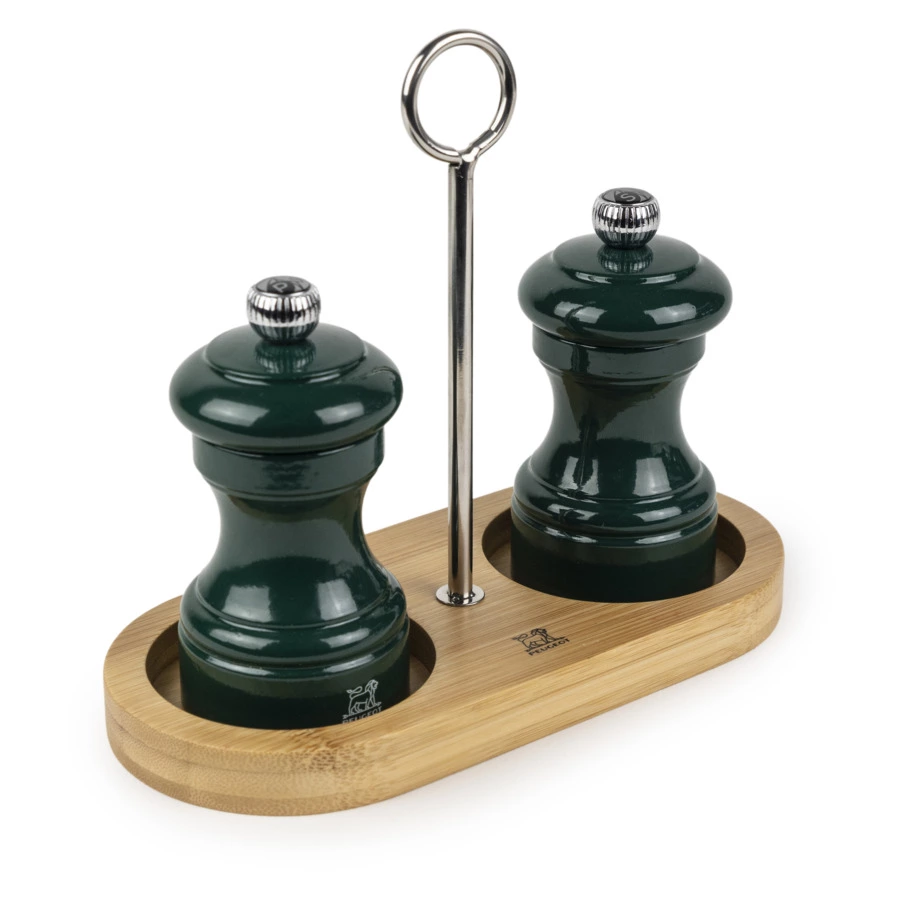 Подставка для мельниц Peugeot до 6,5см Linea 18,7хН15,5 см, с ручкой, бамбук, бежевая