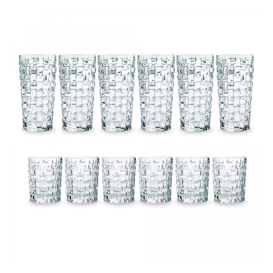 Набор 12 стаканов Nachtmann Bossa Nova 395 мл, 330 мл, хрусталь бессвинцовый, п/к