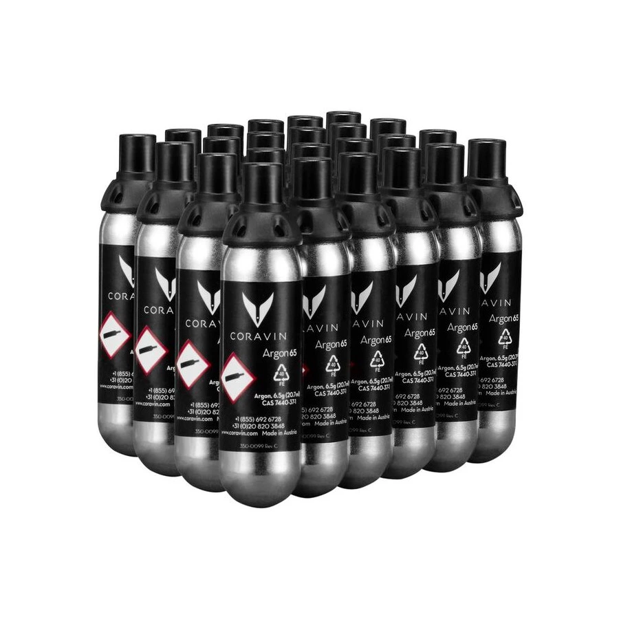 Набор капсул с газом Аргон для Coravin 16,5х20х11 см, 24 шт
