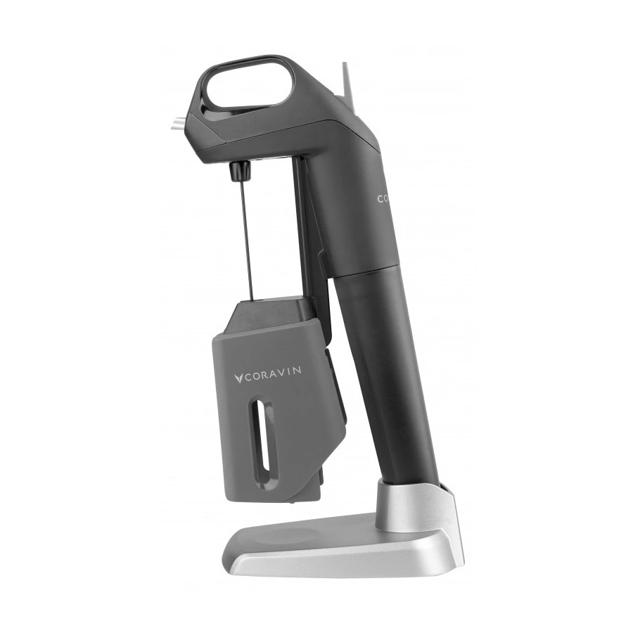 Система сохранения вина с чехлом для бутылки Coravin Model Three Pro 24х11х6 см, пластик, черная