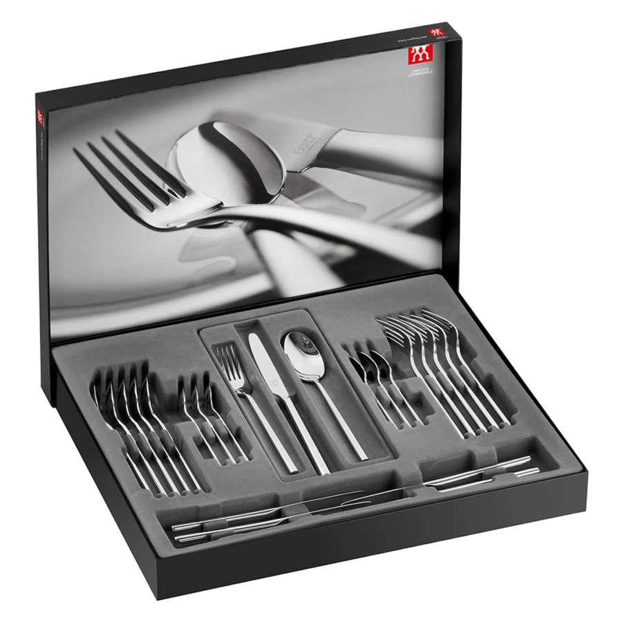 Набор столовых приборов Zwilling Aberdeen на 6 персон, 30 предметов, сталь глянцевая