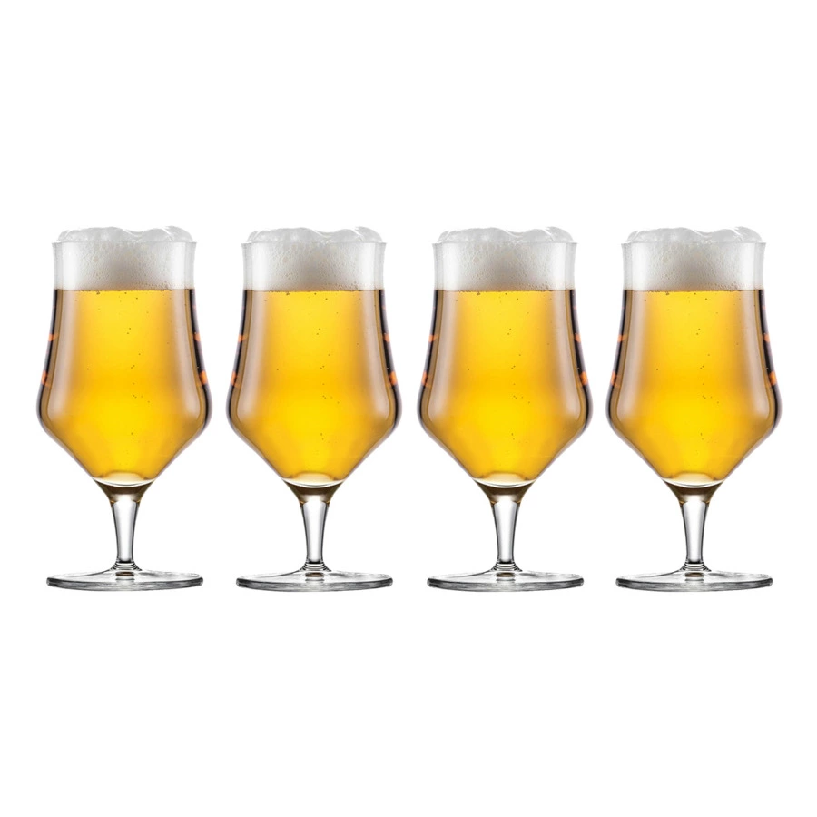 Набор бокалов для пива Schott Zwiesel Beer Basic Craft, 450 мл, 4 шт, стекло, п/к, 130013