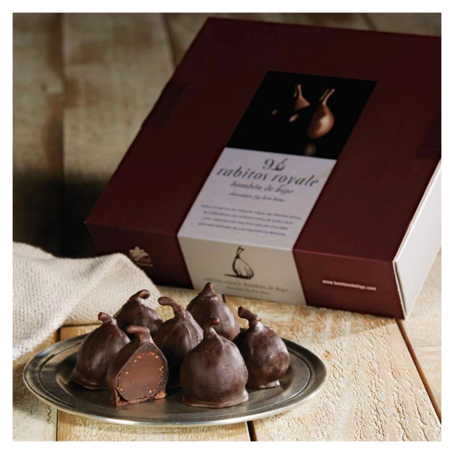 Инжир в темном шоколаде с трюфельным кремом Rabitos royale dark 1000г