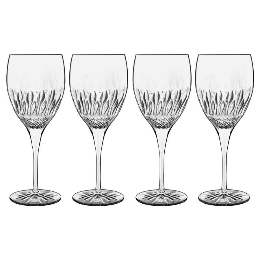 Набор бокалов для красного вина Luigi Bormioli Диаманте 520 мл, 4 шт, стекло хрустальное, п/к