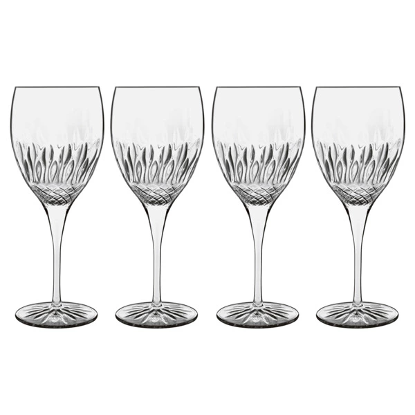 Набор бокалов для красного вина Luigi Bormioli Диаманте 520 мл, 4 шт, стекло хрустальное, п/к