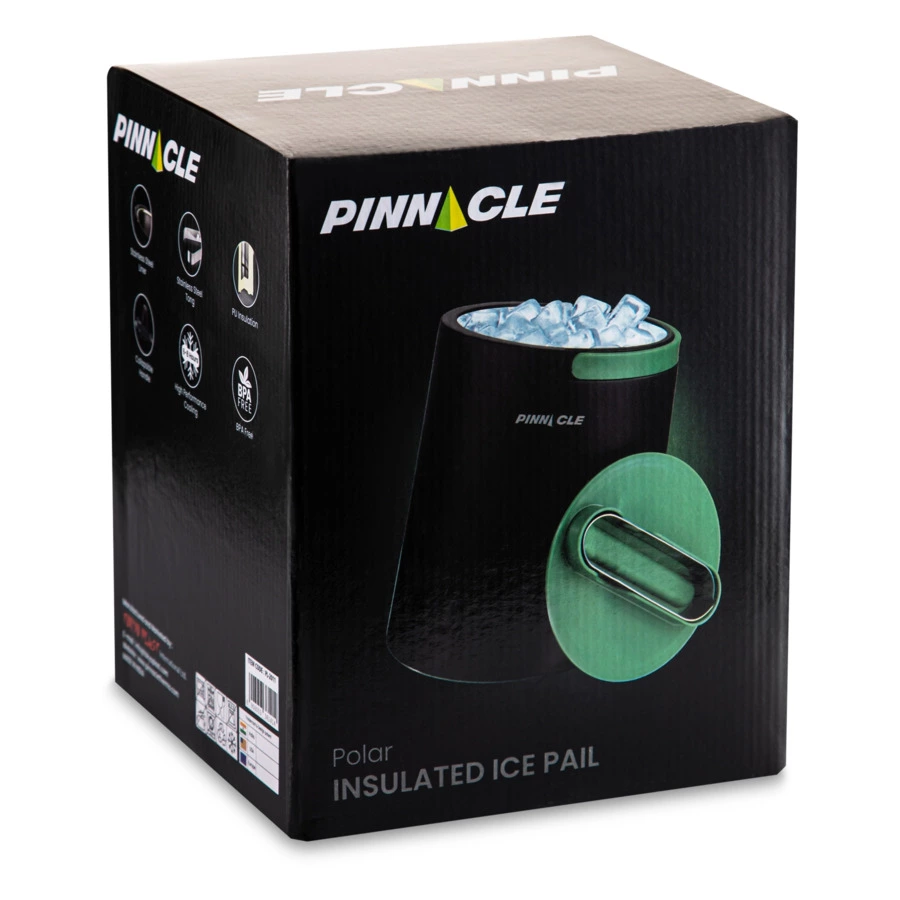 Термос для льда Pinnacle с щипцами 1,5 л, красная крышка