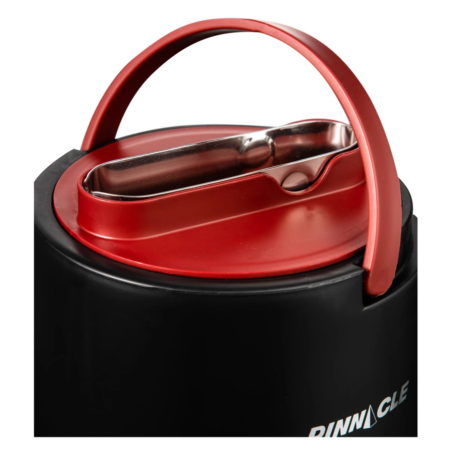 Термос для льда Pinnacle с щипцами 1,5 л, красная крышка