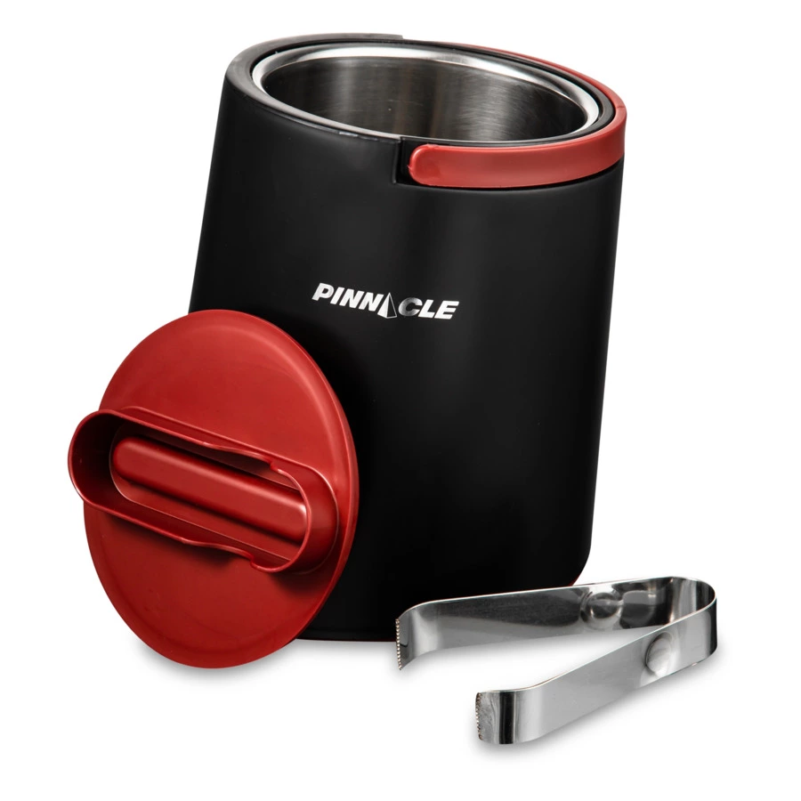 Термос для льда Pinnacle с щипцами 1,5 л, красная крышка