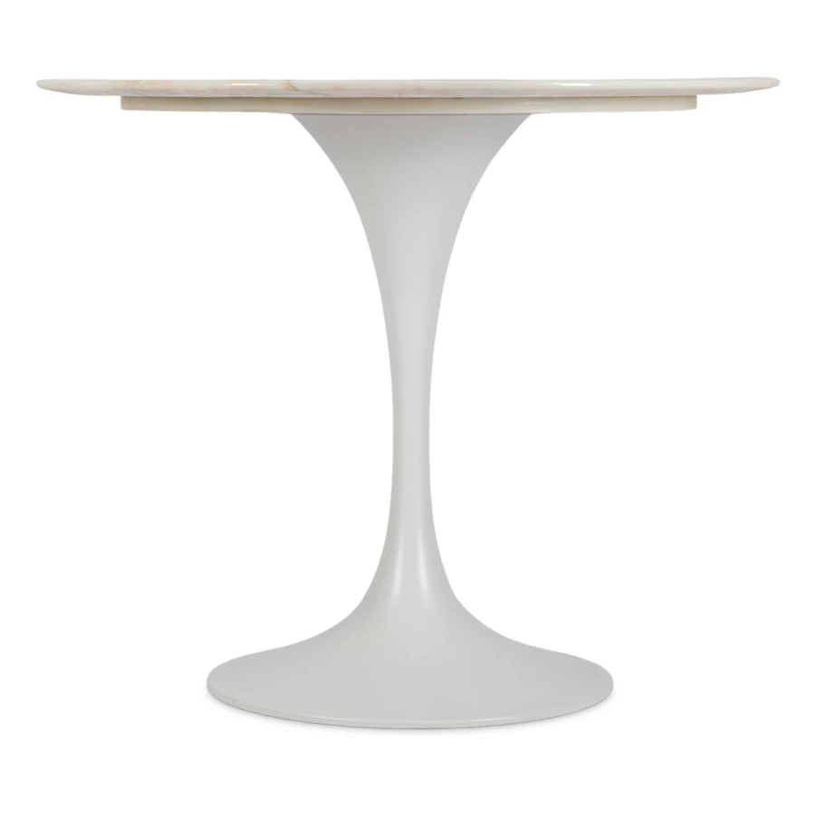 Стол обеденный Decor de table Vetro 90х90х75 см, мрамор Royal Cliff White