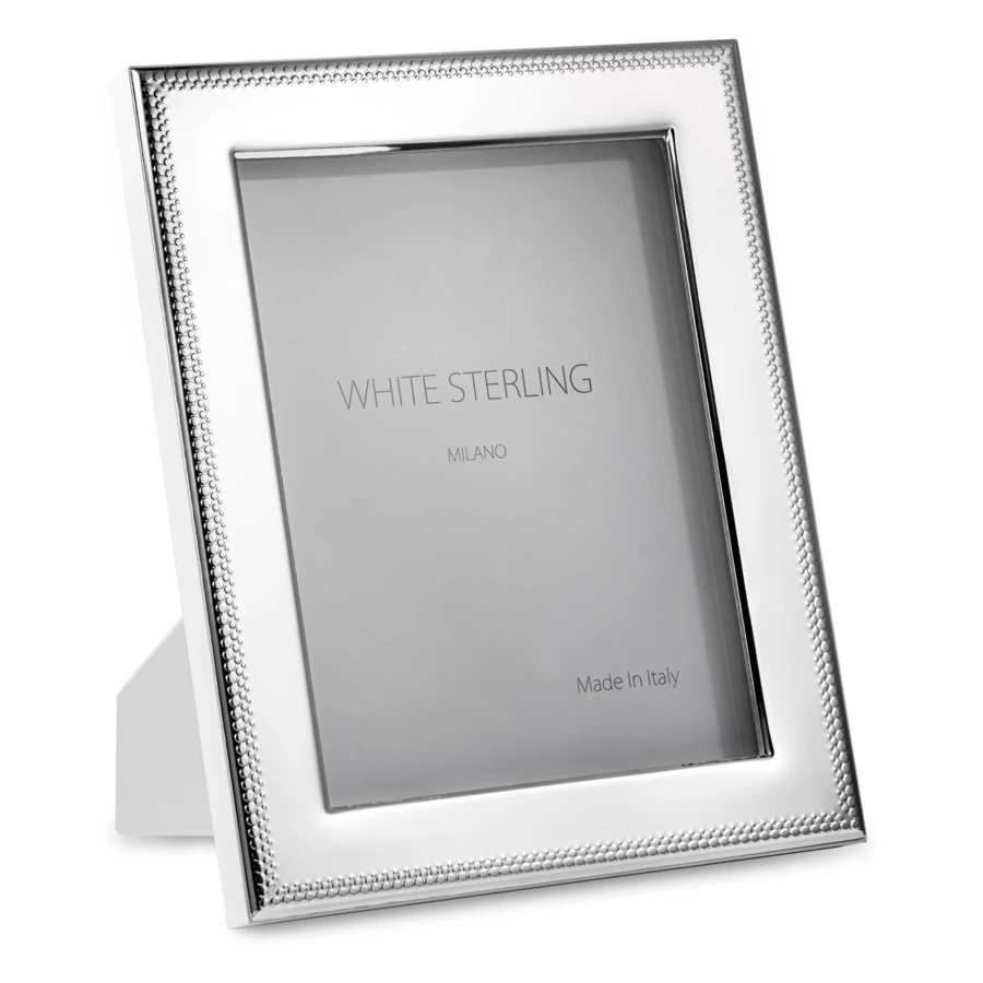 Рамка для фото Intersilver Твист 18x24 см, алюминий с посеребрением