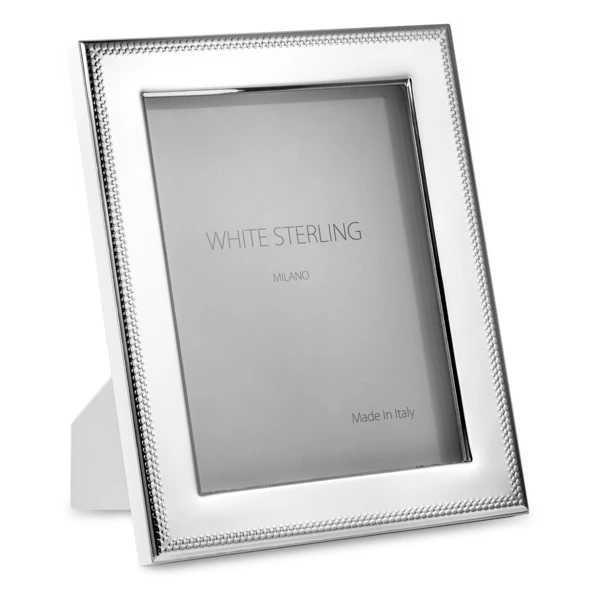 Рамка для фото Intersilver Твист 18x24 см, алюминий с посеребрением
