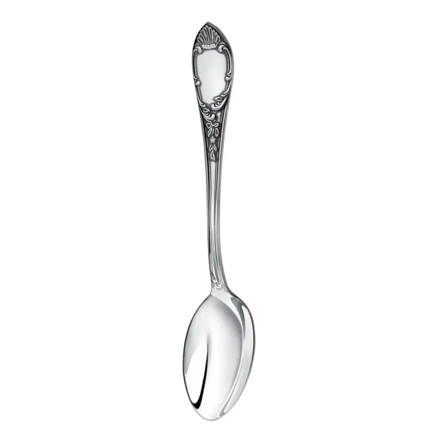 Набор кофейный в футляре АргентА серебро 925 и Фарфор Охотничьи 349,95 г, 12 предметов, серебро 925