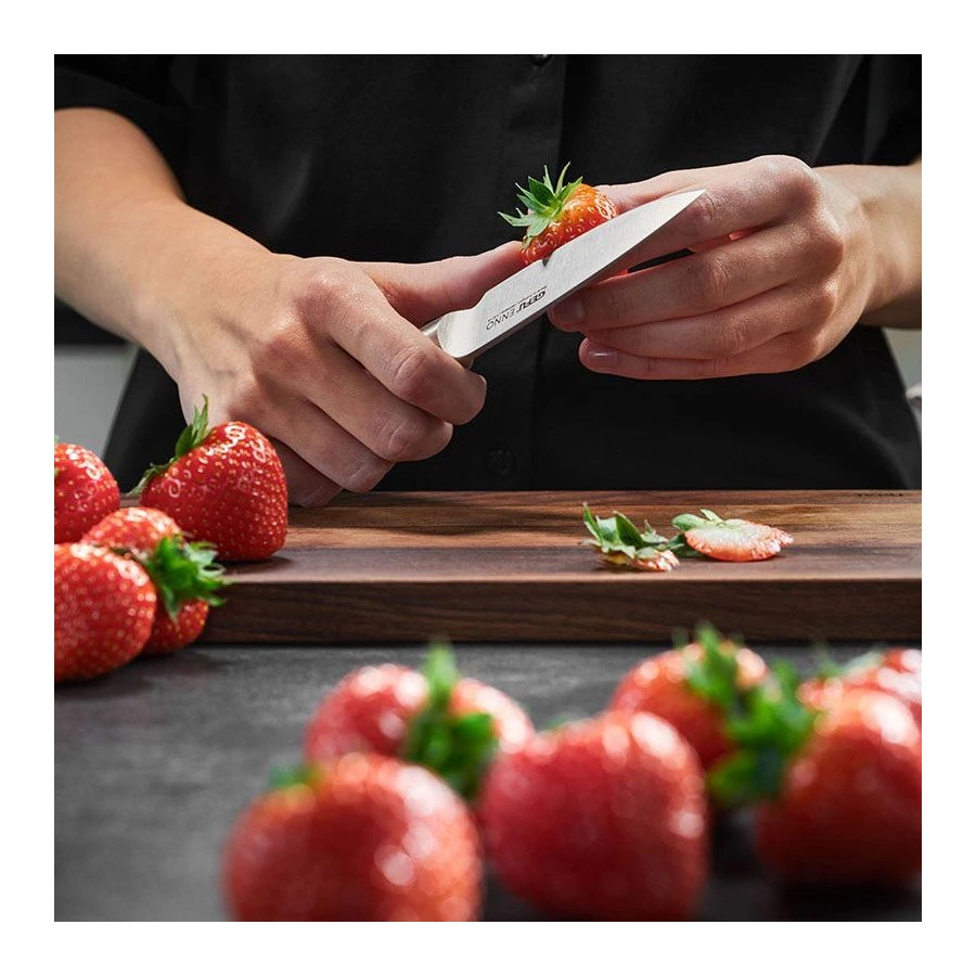 Нож для овощей Gefu ENNO 9,5 см, рукоять орех