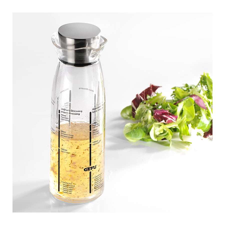 Емкость для соусов Gefu с рецептами, пластик, крышка сталь