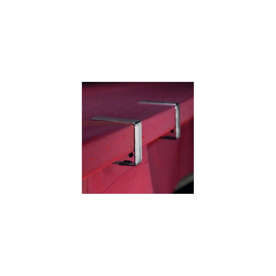 Клипса для скатерти Gefu для столешницы до 3см, 4 шт, нержавеющая сталь