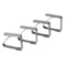 Клипса для скатерти Gefu для столешницы до 3см, 4 шт, нержавеющая сталь