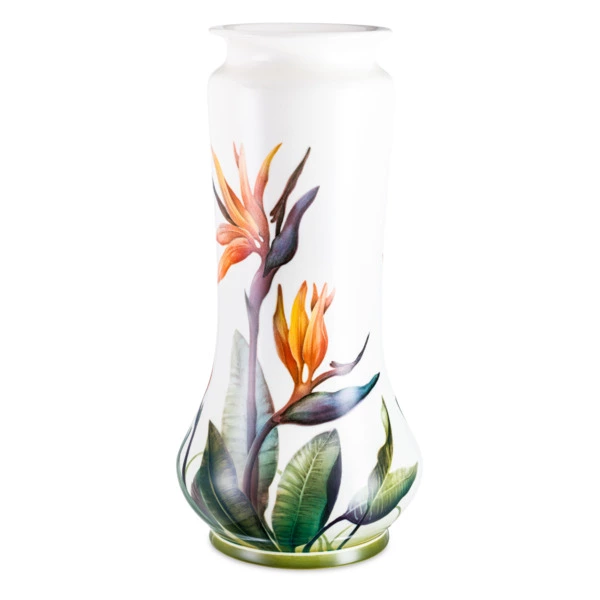 Ваза настольная ИФЗ Альфа  Стрелиция 17,4 см, фарфор твердый