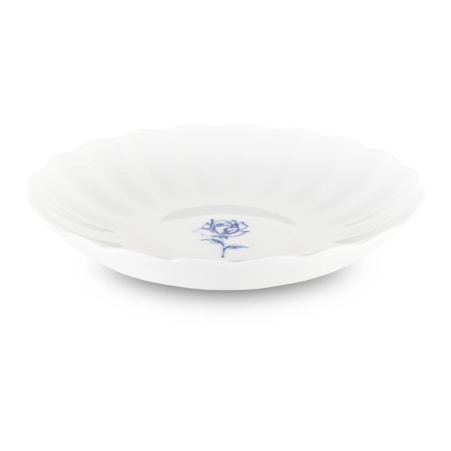 Сухарница Тюльпан Графические рисунки 21,5 см, фарфор твердый