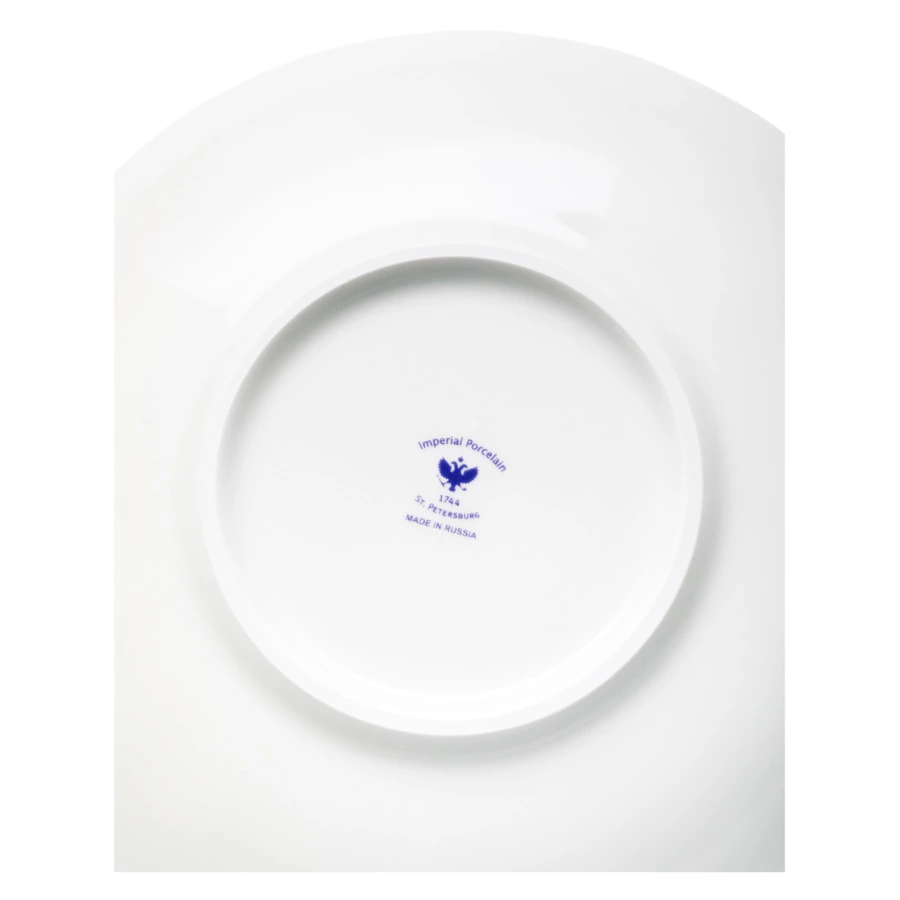 Сухарница Тюльпан Графические рисунки 21,5 см, фарфор твердый