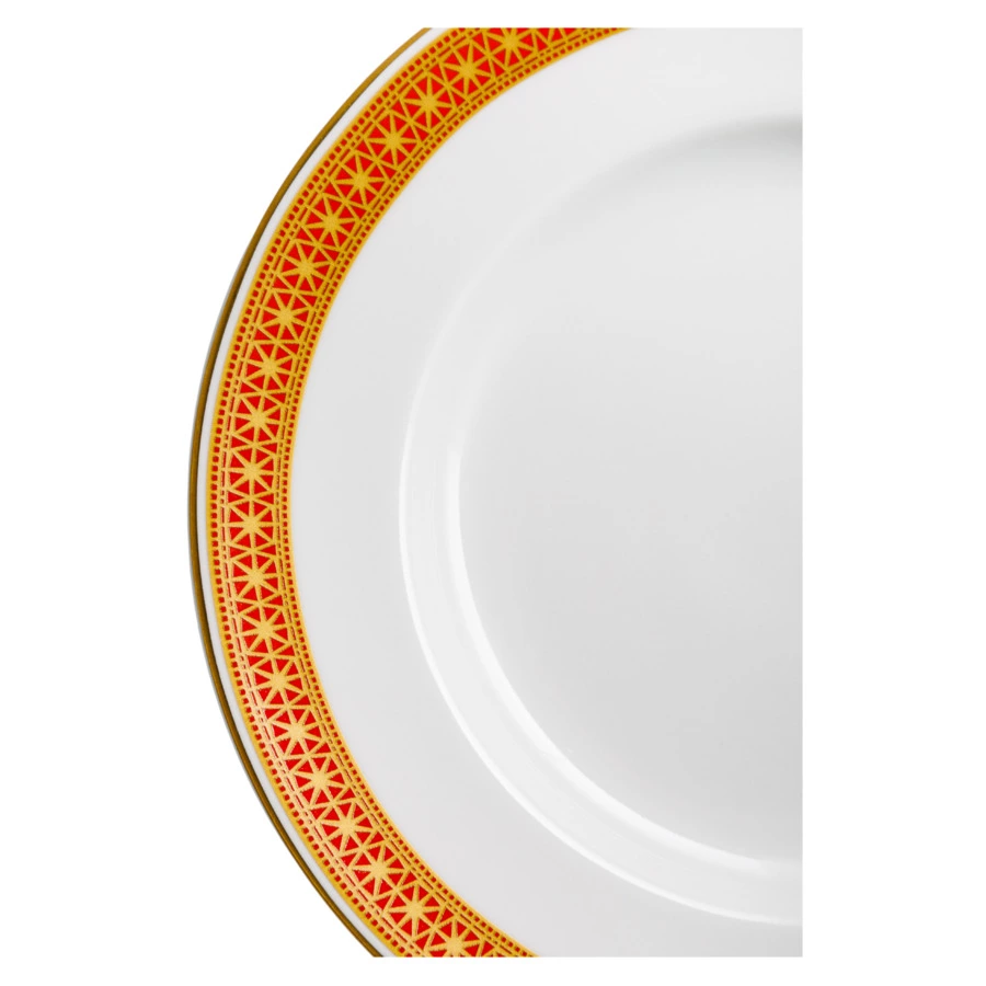 Тарелка десертная ИФЗ Гладкая Русский стиль 18 см, фарфор твердый