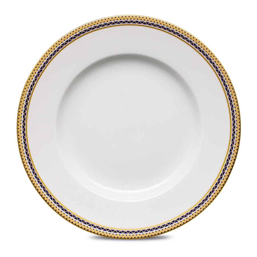 Тарелка обеденная ИФЗ Гладкая Русский стиль 20 см, фарфор твердый