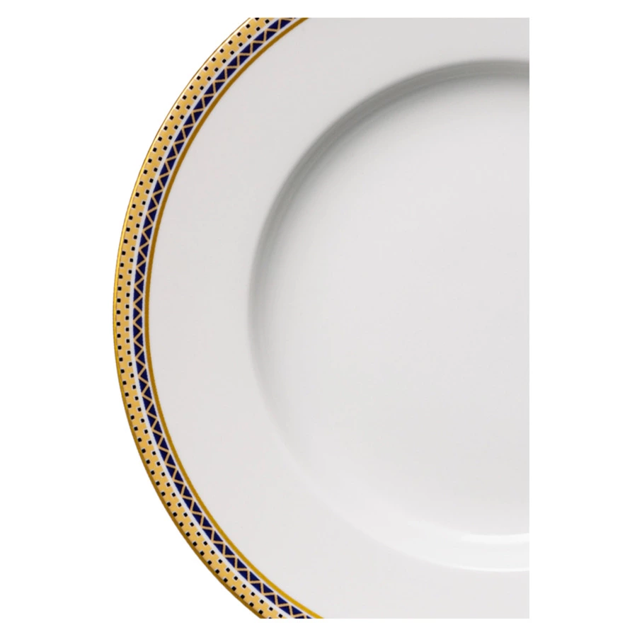 Тарелка обеденная ИФЗ Гладкая Русский стиль 20 см, фарфор твердый