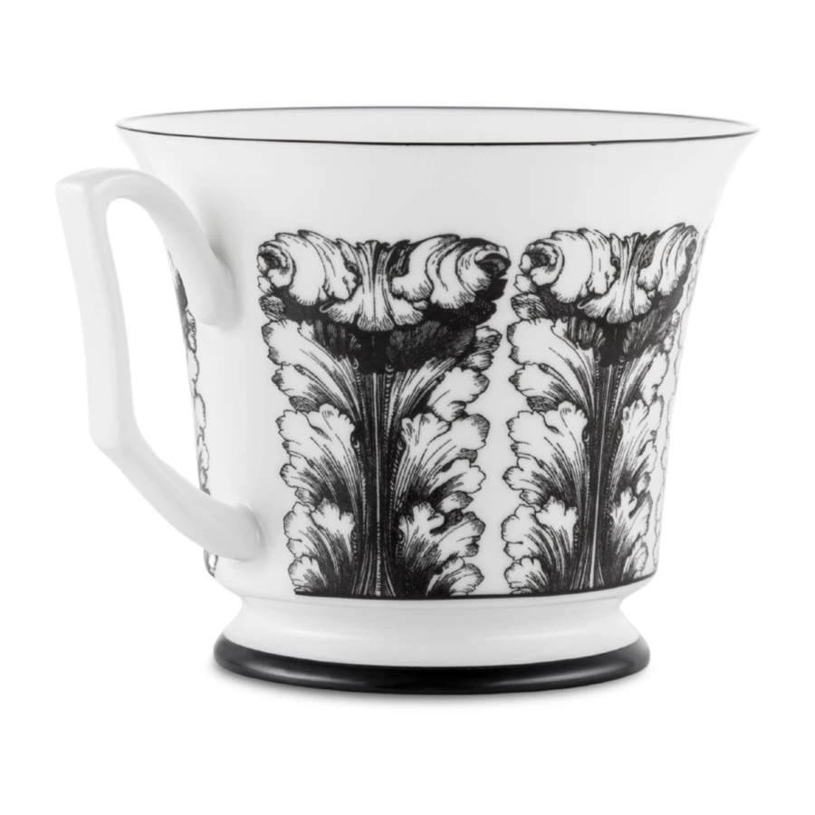 Чашка чайная с блюдцем ИФЗ Юлия Сысоев. Волшебный сад IV 210 мл, фарфор костяной, п/к