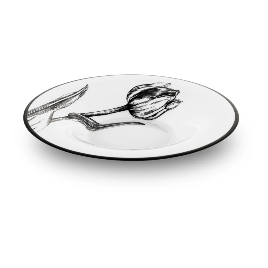 Чашка чайная с блюдцем ИФЗ Юлия Сысоев. Волшебный сад IV 210 мл, фарфор костяной, п/к