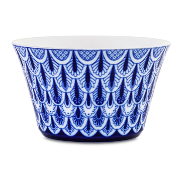 Салатник порционный ИФЗ Молодежная Ажур 11,5 см, фарфор твердый