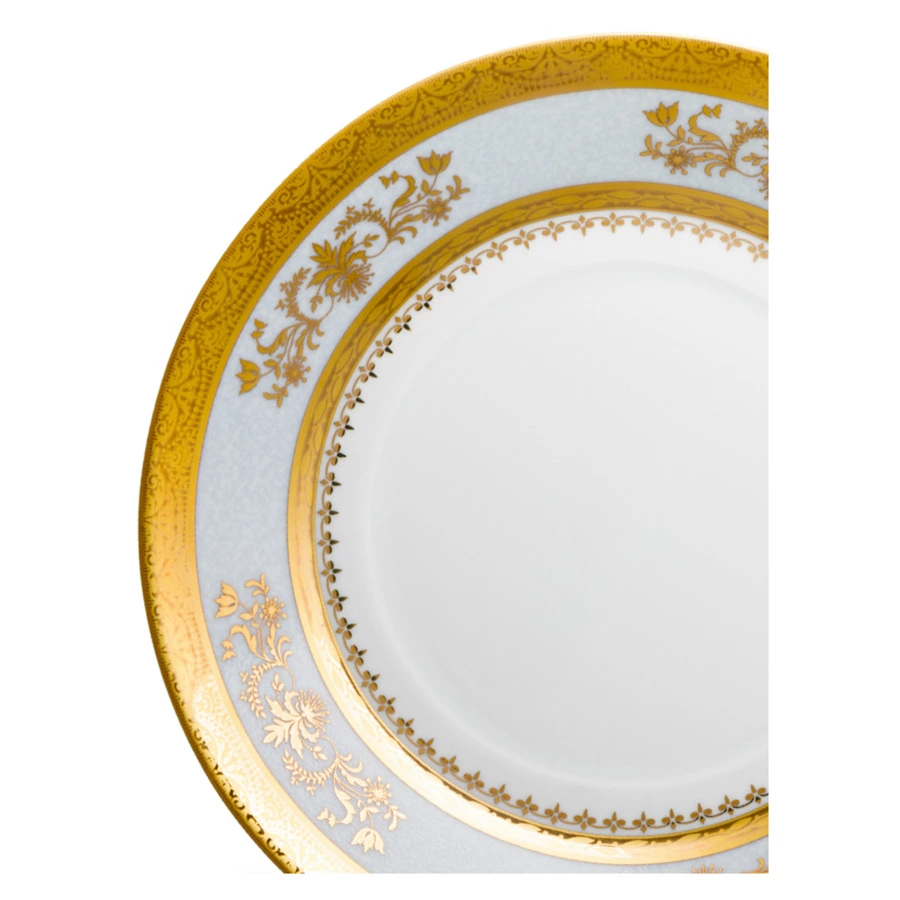 Чашка с блюдцем для завтрака ИФЗ Richelieu Orsay gris Ciel 300 мл, фарфорт твердый