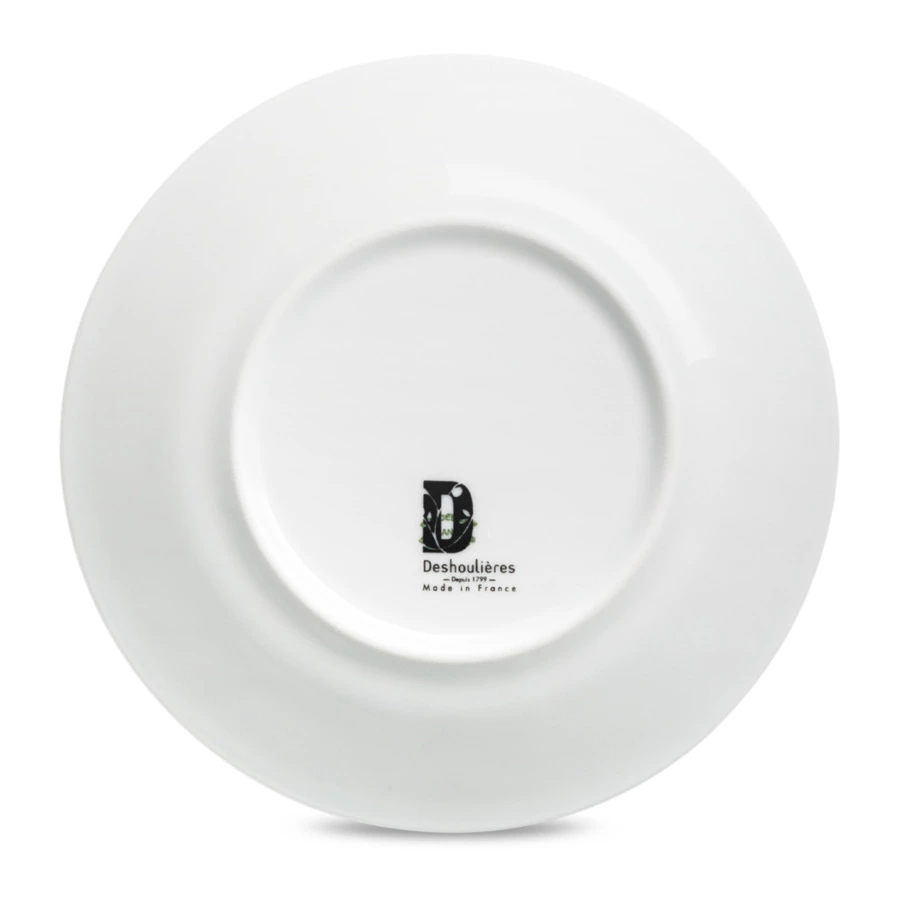 Чашка с блюдцем для завтрака ИФЗ Richelieu Orsay gris Ciel 300 мл, фарфорт твердый